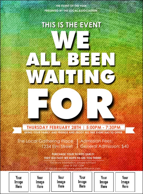 Rainbow Logo Flyer Product Front