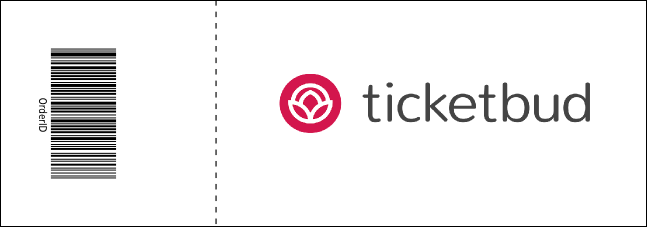 Red Event Ticket Product Back