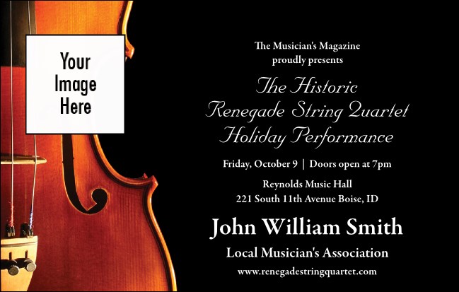 Violin VIP Event Badge Medium