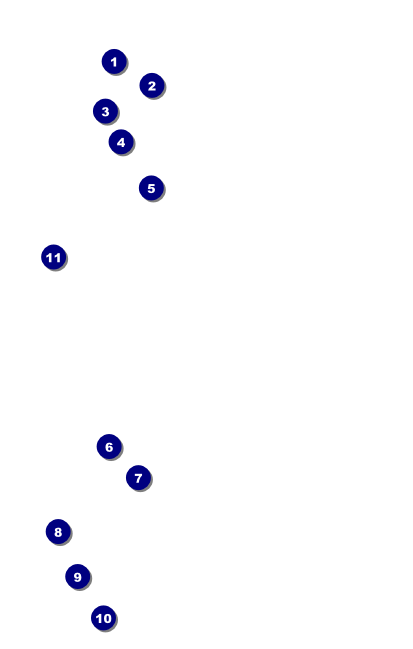 Run for a Cause  VIP Event Badge Medium Front Field Markers