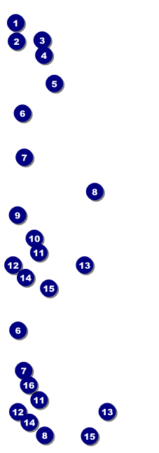 All Purpose Circle Reserved Event Ticket Front Field Markers
