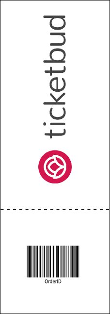 Abstract Lights Reserved Event Ticket Product Back