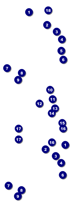 Holiday Lights Reserved Event Ticket Front Field Markers