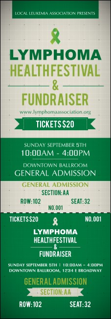 Lymphoma Reserved Event Ticket Product Front