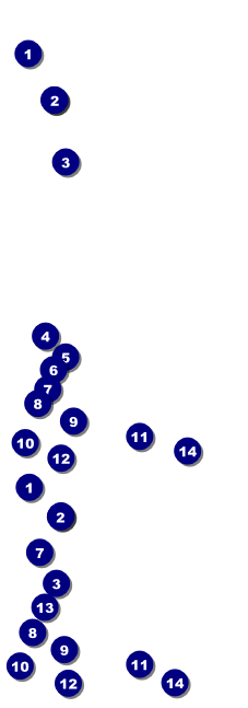 Coffee Reserved Event Ticket Front Field Markers