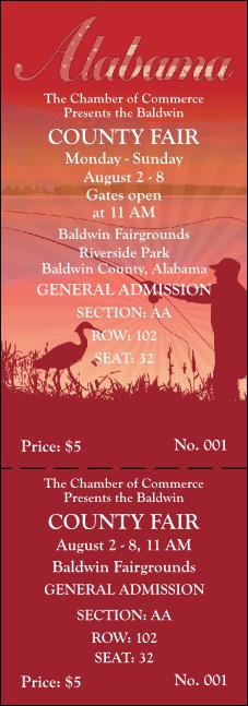 Alabama Reserved Event Ticket