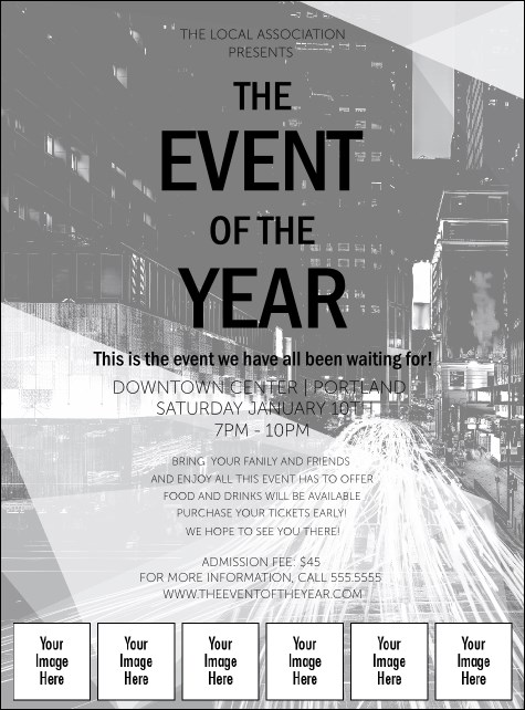 All Purpose Building and Streetlights Image Flyer Product Front