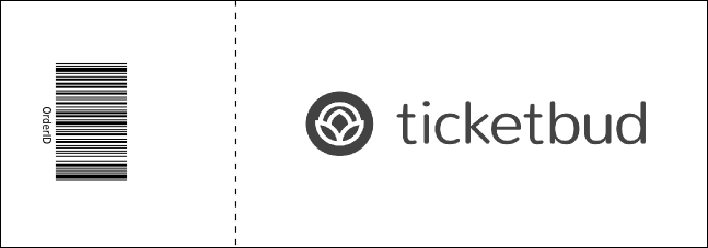 All Purpose buildings Black and White Event Ticket Product Back