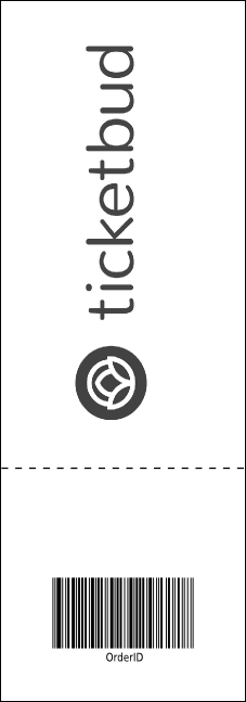 All Purpose Circles Black and White Event Ticket Product Back