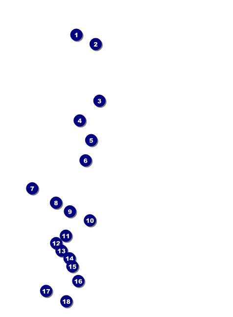 All Purpose Skyline Black and White Invitation Front Field Markers