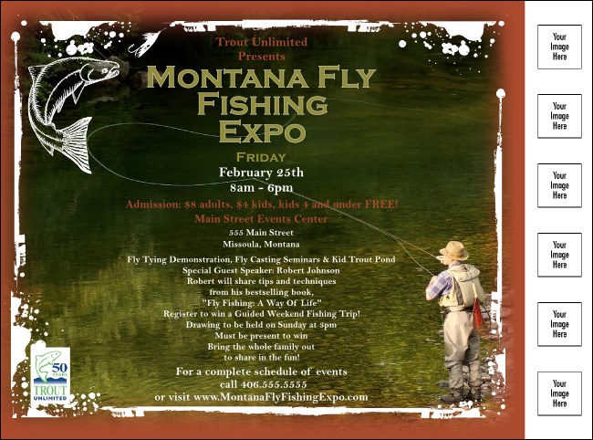 Fly Fishing Flyer Product Front