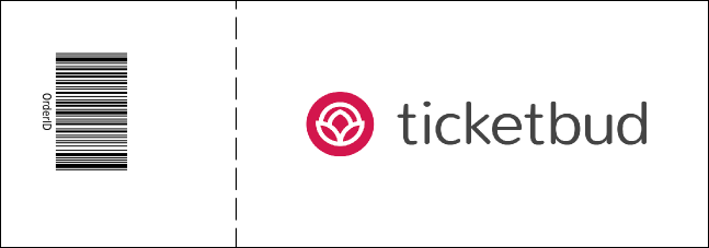 Red Glitter Reserved Event Ticket Product Back