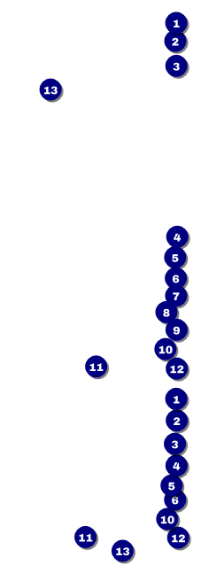 Dance Festival Reserved Event Ticket Front Field Markers