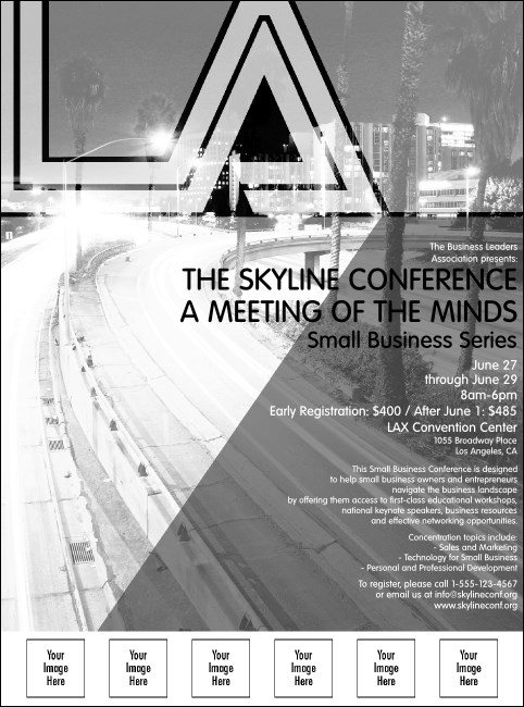 Los Angeles Flyer (black and white)