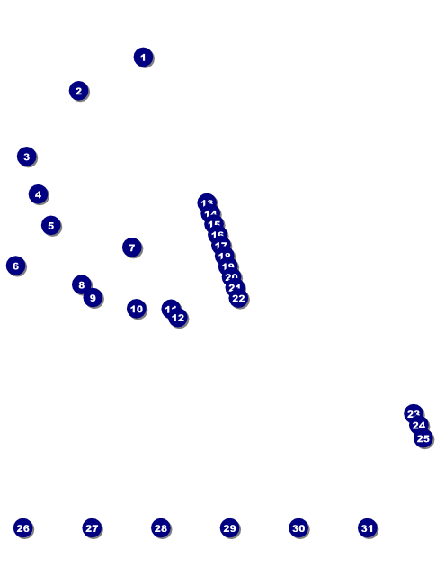 Rock Concert BW Flyer Front Field Markers