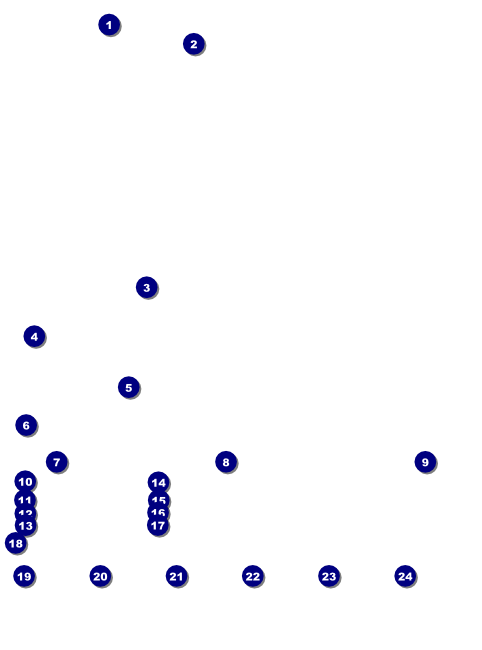 Football Red Logo Flyer Front Field Markers