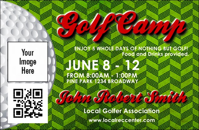 Golf Camp VIP Event Badge Small