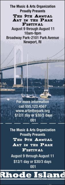 Rhode Island General Admission Ticket