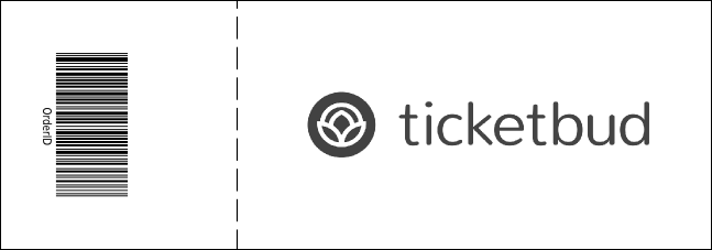 Retro Chalkboard Event Ticket Product Back