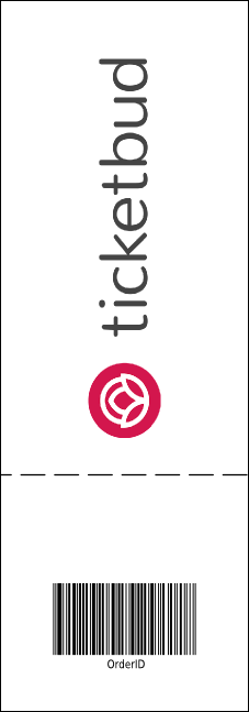 Sports Ticket 001 Blue & Orange Product Back