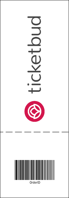 Sports Ticket 002 Blue & Orange Product Back