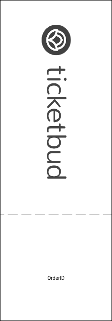 Galaxy Hip Hop Black and White Event Ticket Product Back