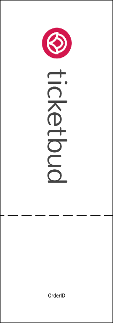 Your Photo Concert Black and Red Event Ticket Product Back