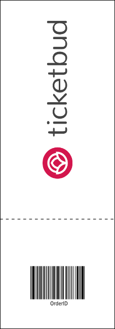 Ski Race Event Ticket Product Back