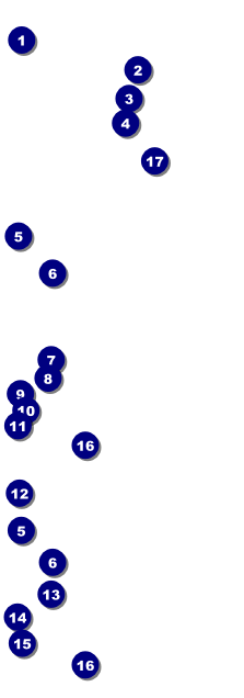 Cheerleading Jump Event Ticket Front Field Markers
