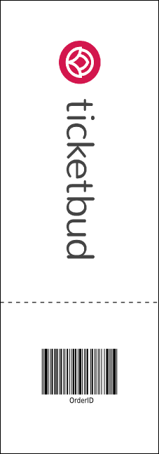 Happy Birthday Chevron Event Ticket Product Back