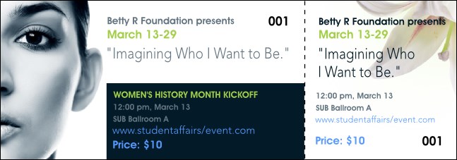 Women Expo 2 Event Ticket Product Front