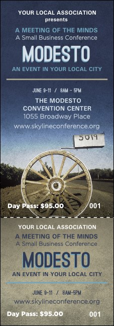 Modesto Event Ticket