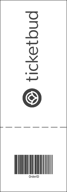 Portland General Admission Ticket (black and white) Product Back