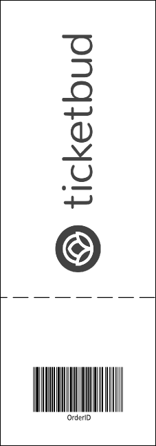 Montreal General Admission Ticket (black and white) Product Back