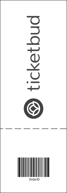 Sports Ticket Black & Silver Product Back