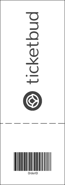 Houston General Admission Ticket (Black and white) Product Back