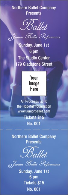 Ballet General Admission Ticket Product Front