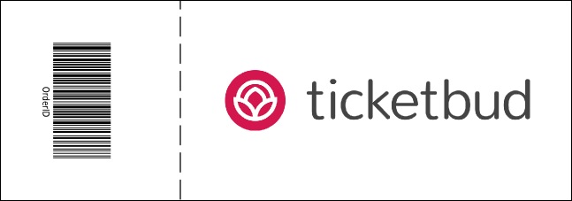 Green and White General Admission Ticket Product Back