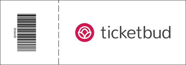 Yellow and White General Admission Ticket Product Back