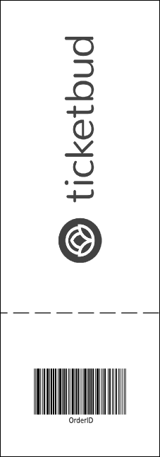 Basketball General Admission Ticket 002 (b&w) Product Back