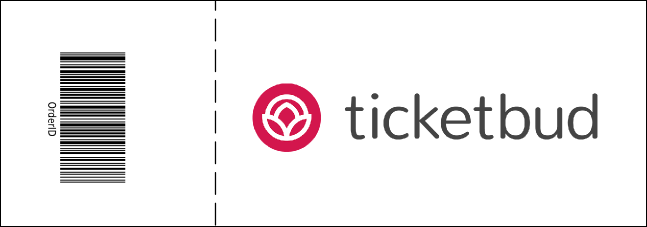 Pink Two-Tone General Admission Ticket Product Back