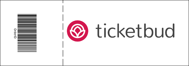 Purple and Black General Admission Ticket Product Back