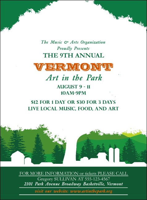 Vermont Invitation