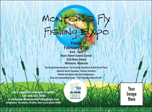 Spring Fishing Invitation Product Front
