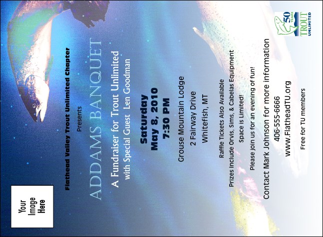 Blue Trout Invitation