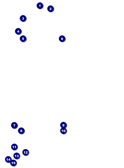 Hanukkah Menorah Invitation Front Field Markers