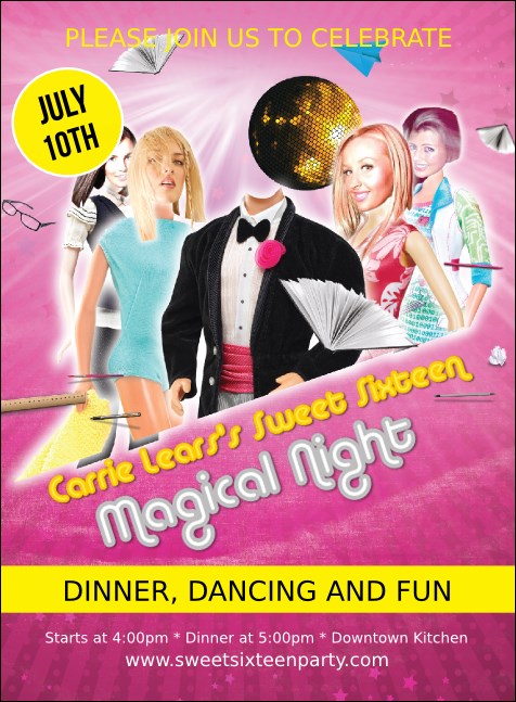 Birthday Party Invitation Product Front