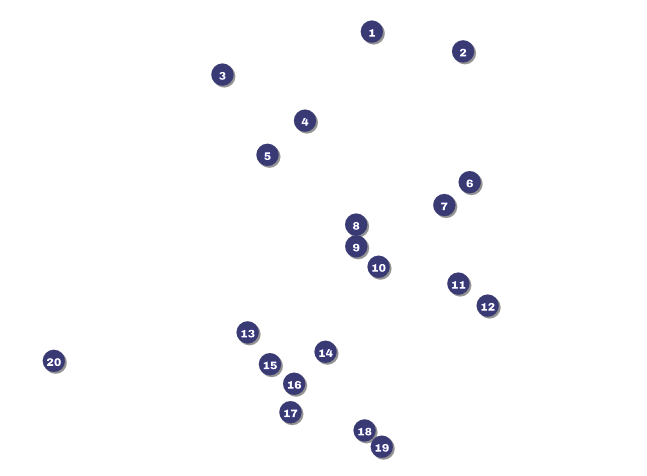 Blue Ribbon Invitation Front Field Markers