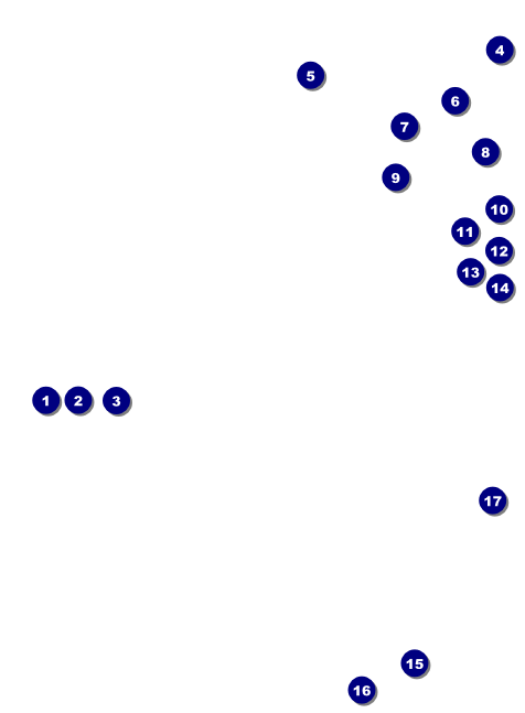 Toronto Invitation (White) Front Field Markers