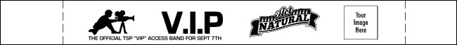 Toy Soldier Productions VIP Wristband Product Front